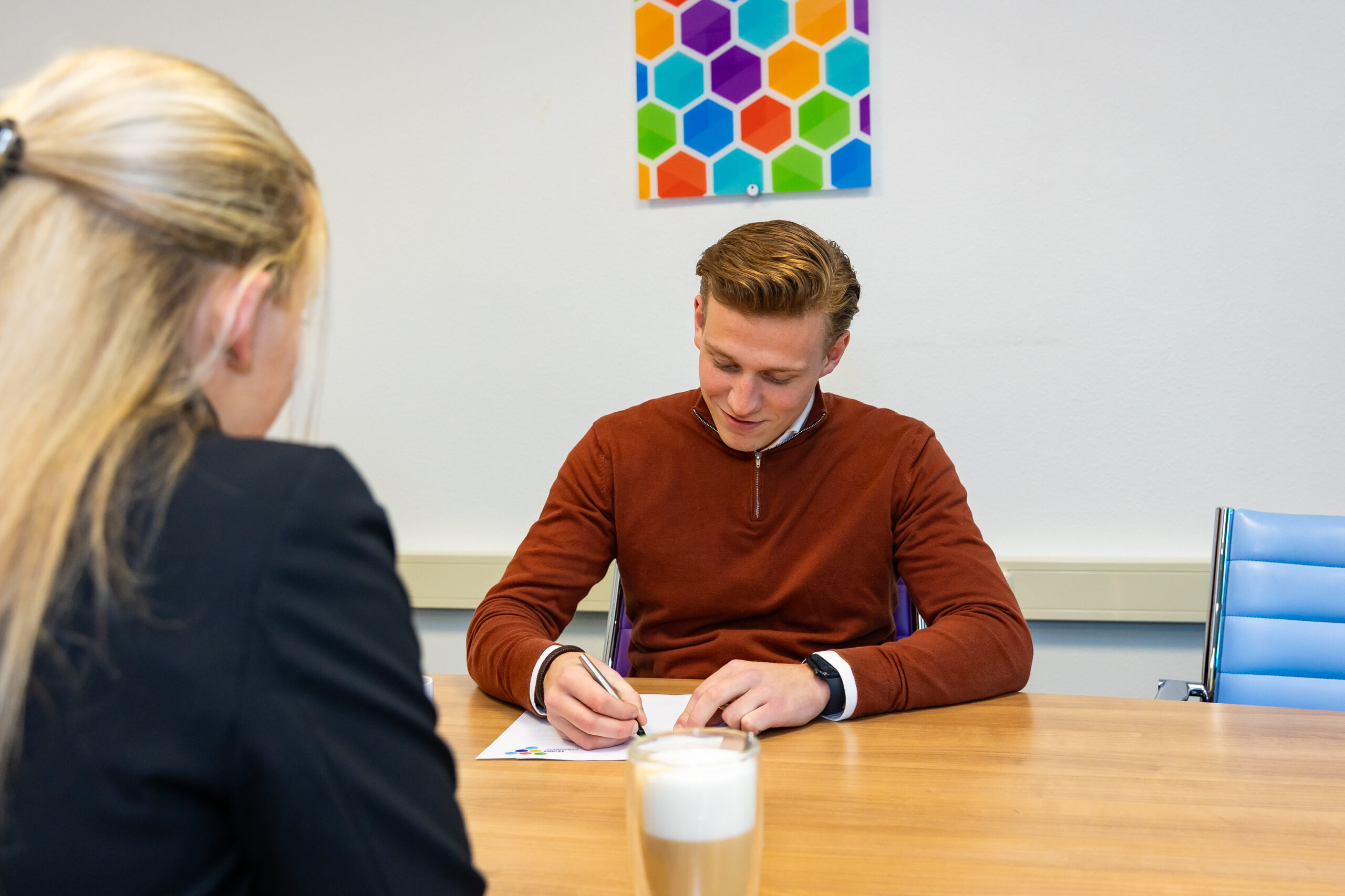 sollicitant die solliciteert voor een functie middels werving en selectie bij TEAM Personeel in Groningen